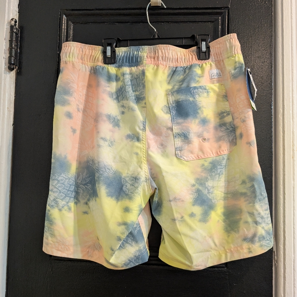 Blue Crown Shorts Volley Bathing Suit Men's BNWT - Picture 9 of 16